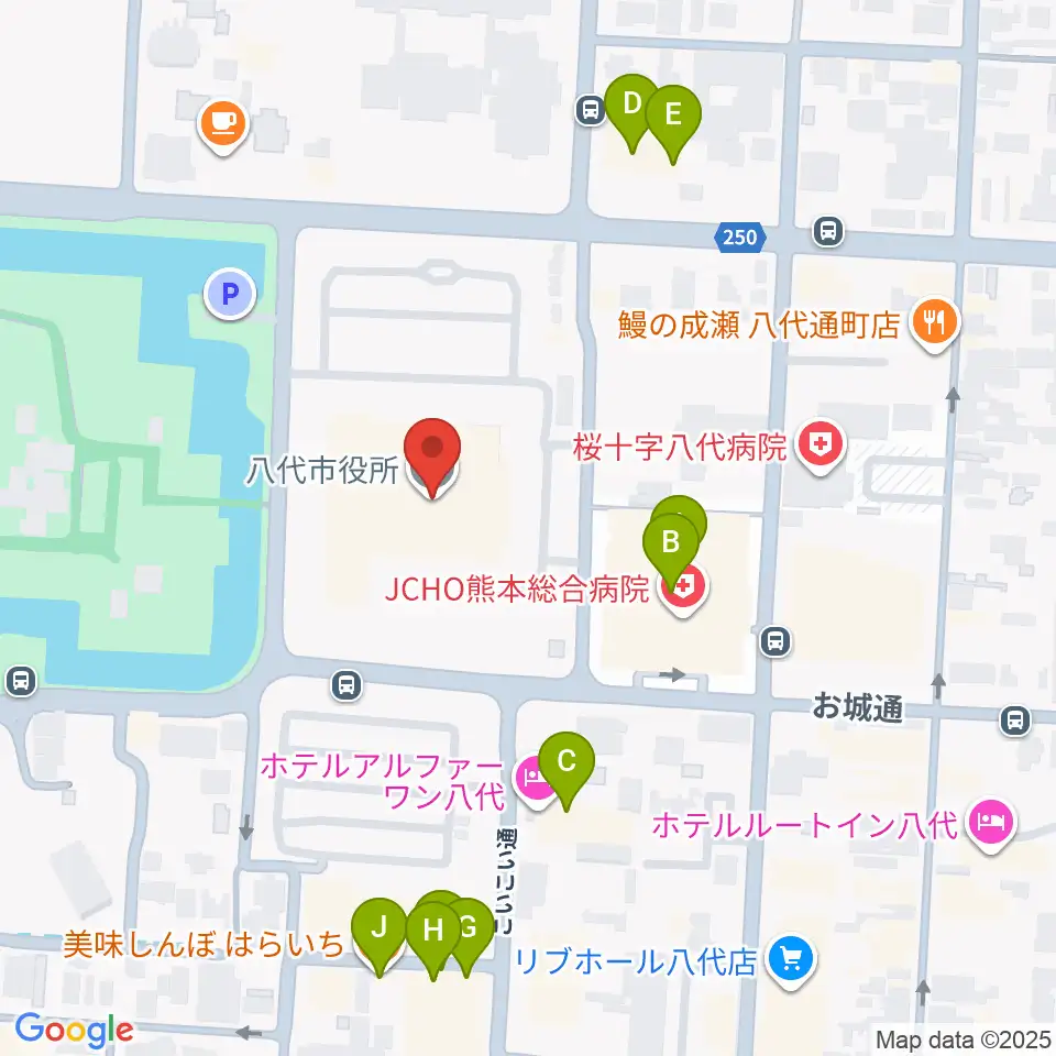 Kappa FM周辺のファミレス・ファーストフード一覧地図