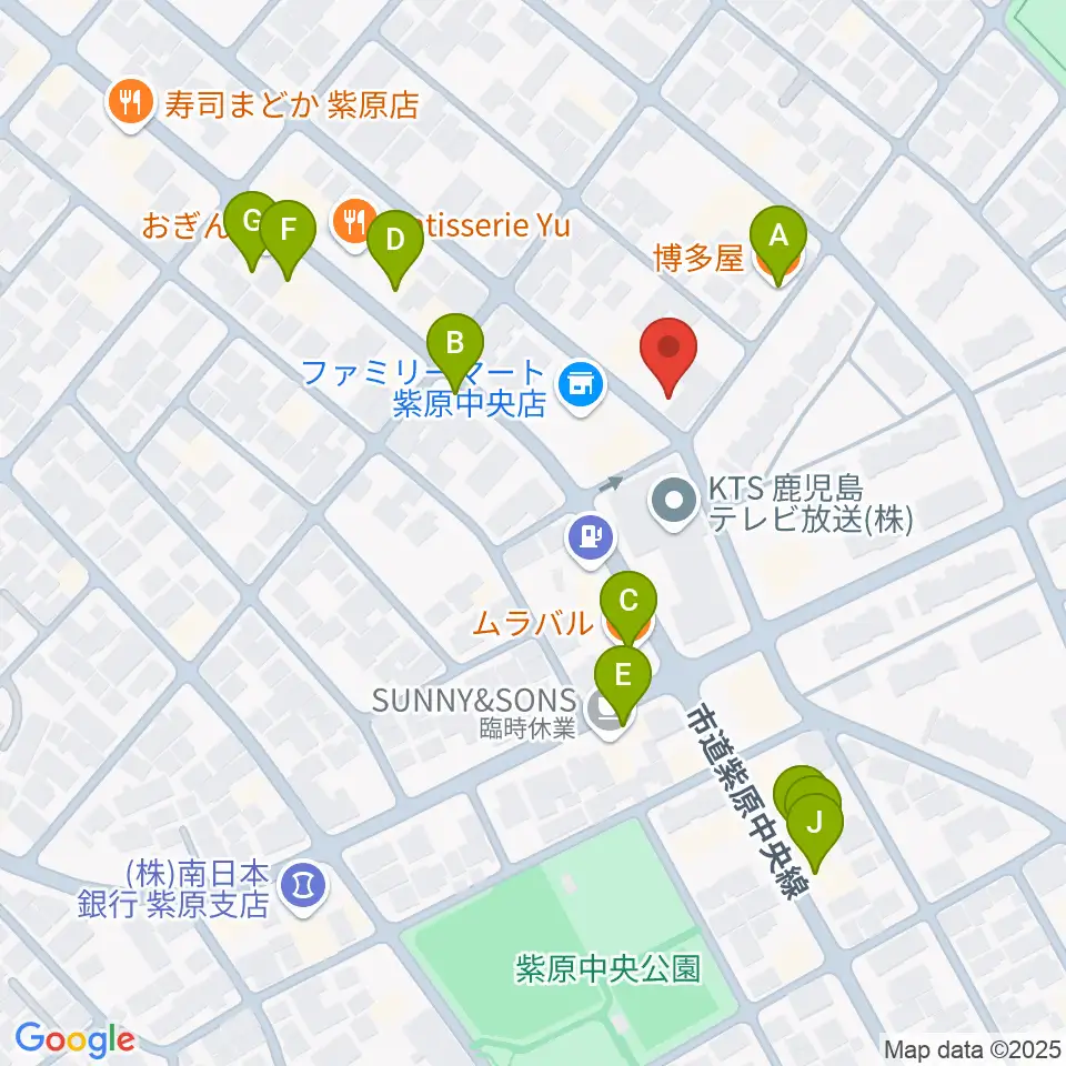 フレンズFM762周辺のファミレス・ファーストフード一覧地図