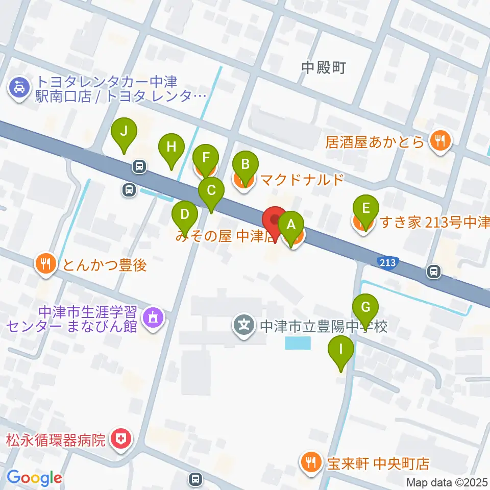 NOAS FM ノースエフエム周辺のファミレス・ファーストフード一覧地図