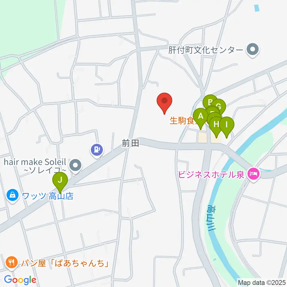 FMきもつき周辺のファミレス・ファーストフード一覧地図