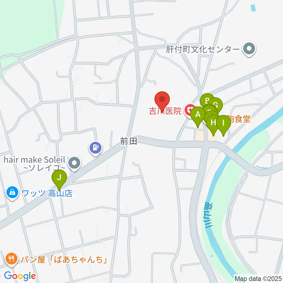 FMきもつき周辺のファミレス・ファーストフード一覧地図