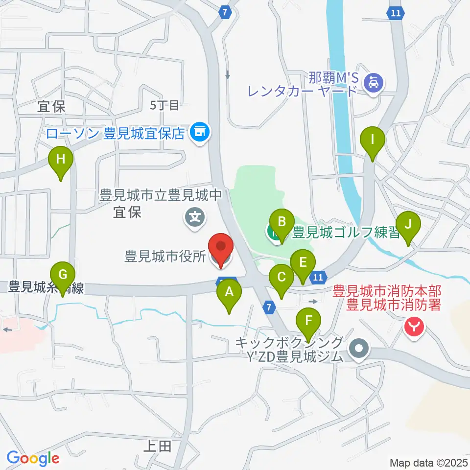 FMとよみ周辺のファミレス・ファーストフード一覧地図