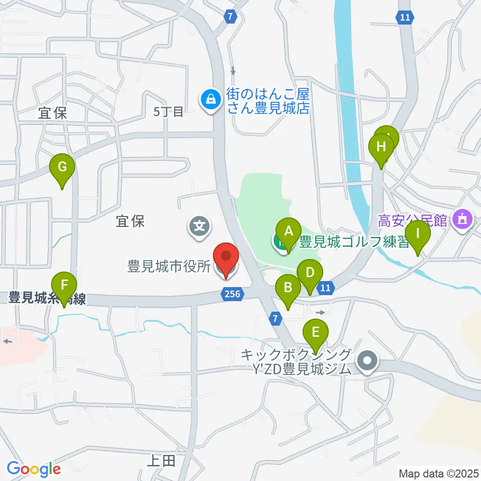FMとよみ周辺のファミレス・ファーストフード一覧地図