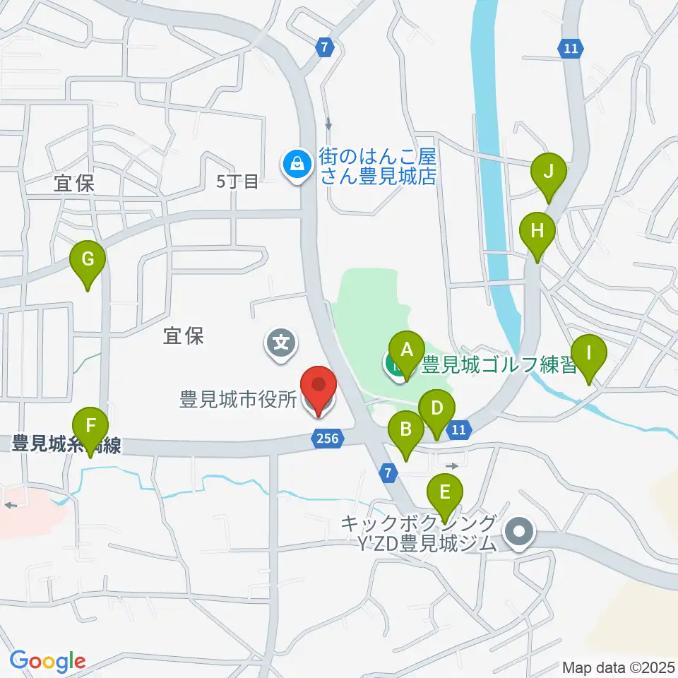 FMとよみ周辺のファミレス・ファーストフード一覧地図