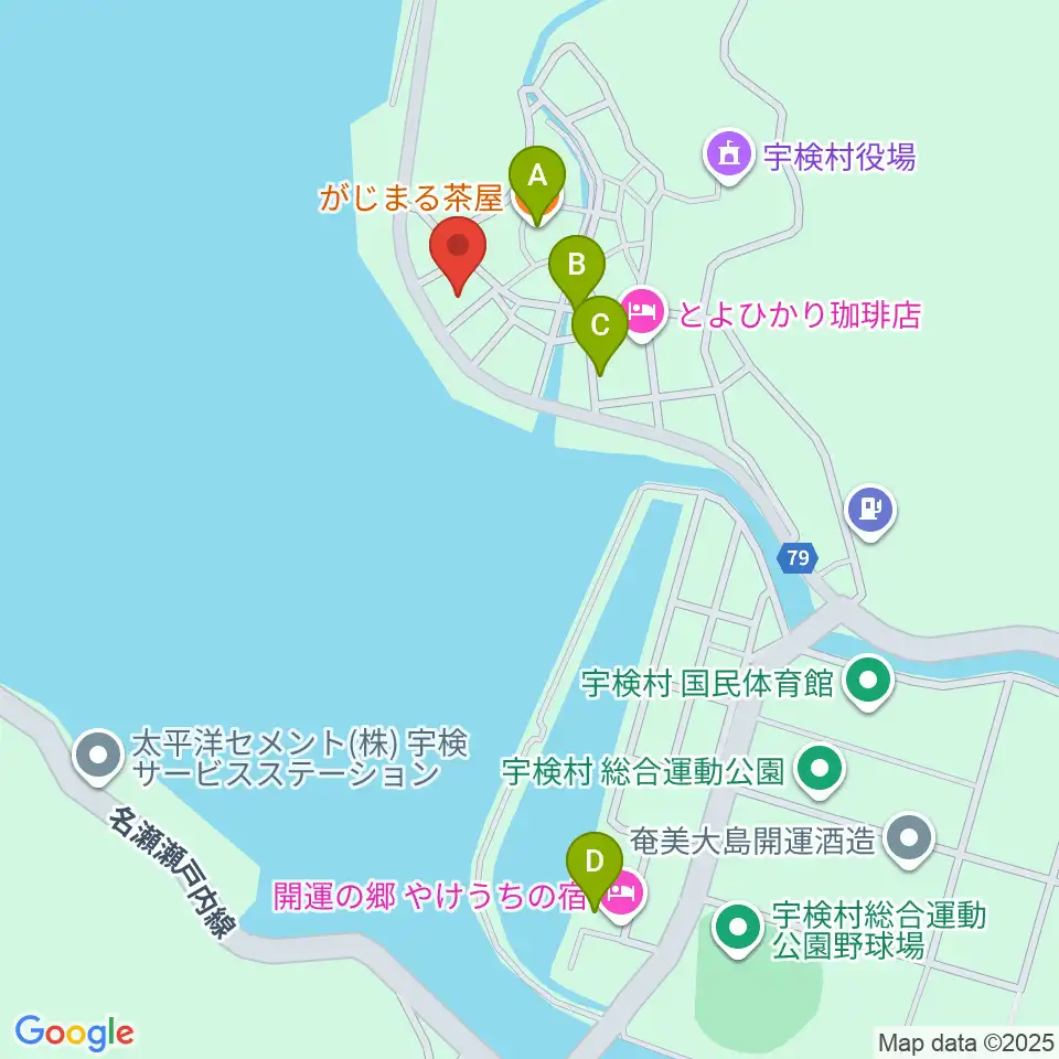 エフエムうけん周辺のファミレス・ファーストフード一覧地図