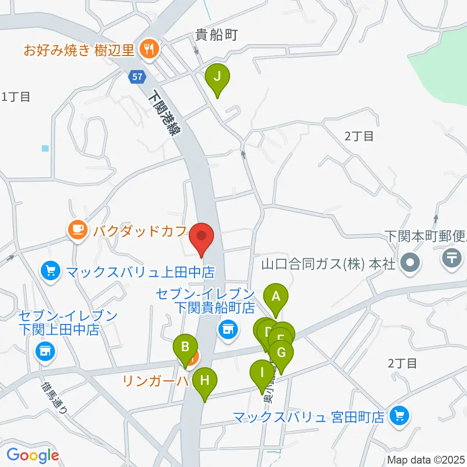 カモンFM周辺のファミレス・ファーストフード一覧地図