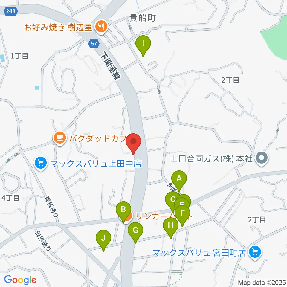 カモンFM周辺のファミレス・ファーストフード一覧地図