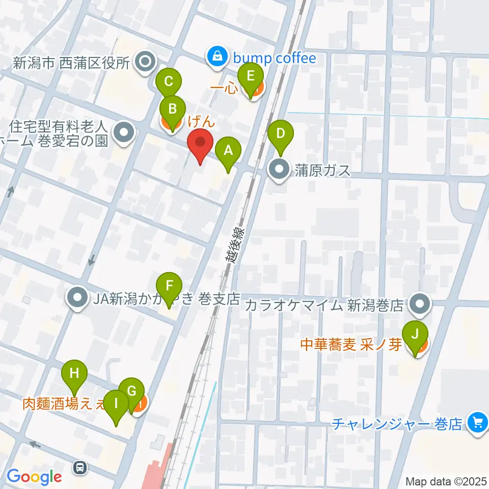 ぽかぽかラジオ周辺のファミレス・ファーストフード一覧地図