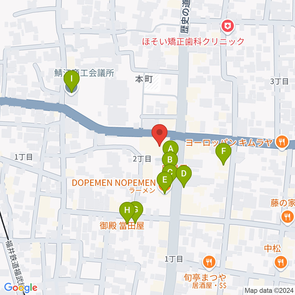 たんなん夢レディオ周辺のファミレス・ファーストフード一覧地図