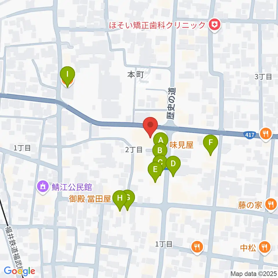たんなん夢レディオ周辺のファミレス・ファーストフード一覧地図