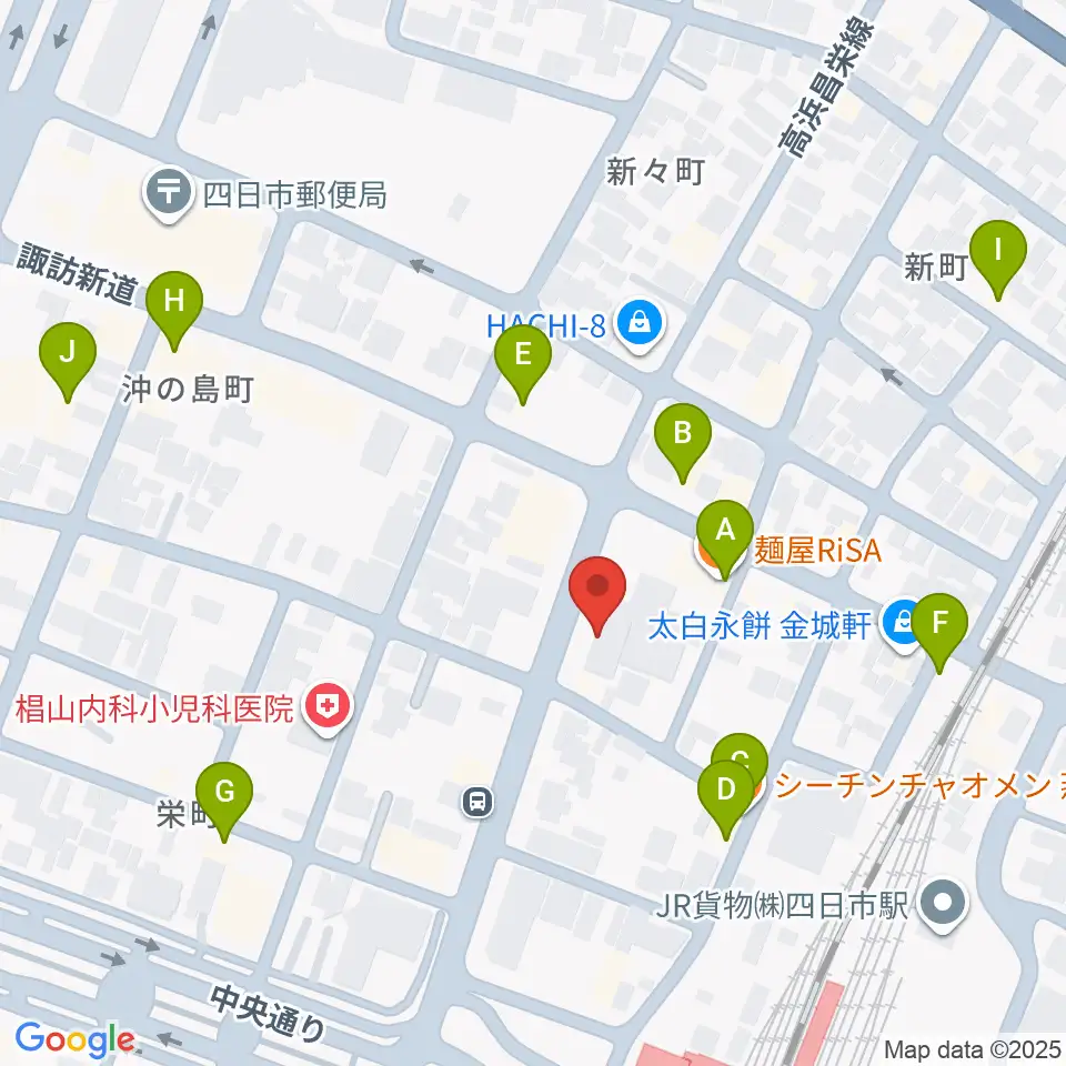 CTY-FM周辺のファミレス・ファーストフード一覧地図