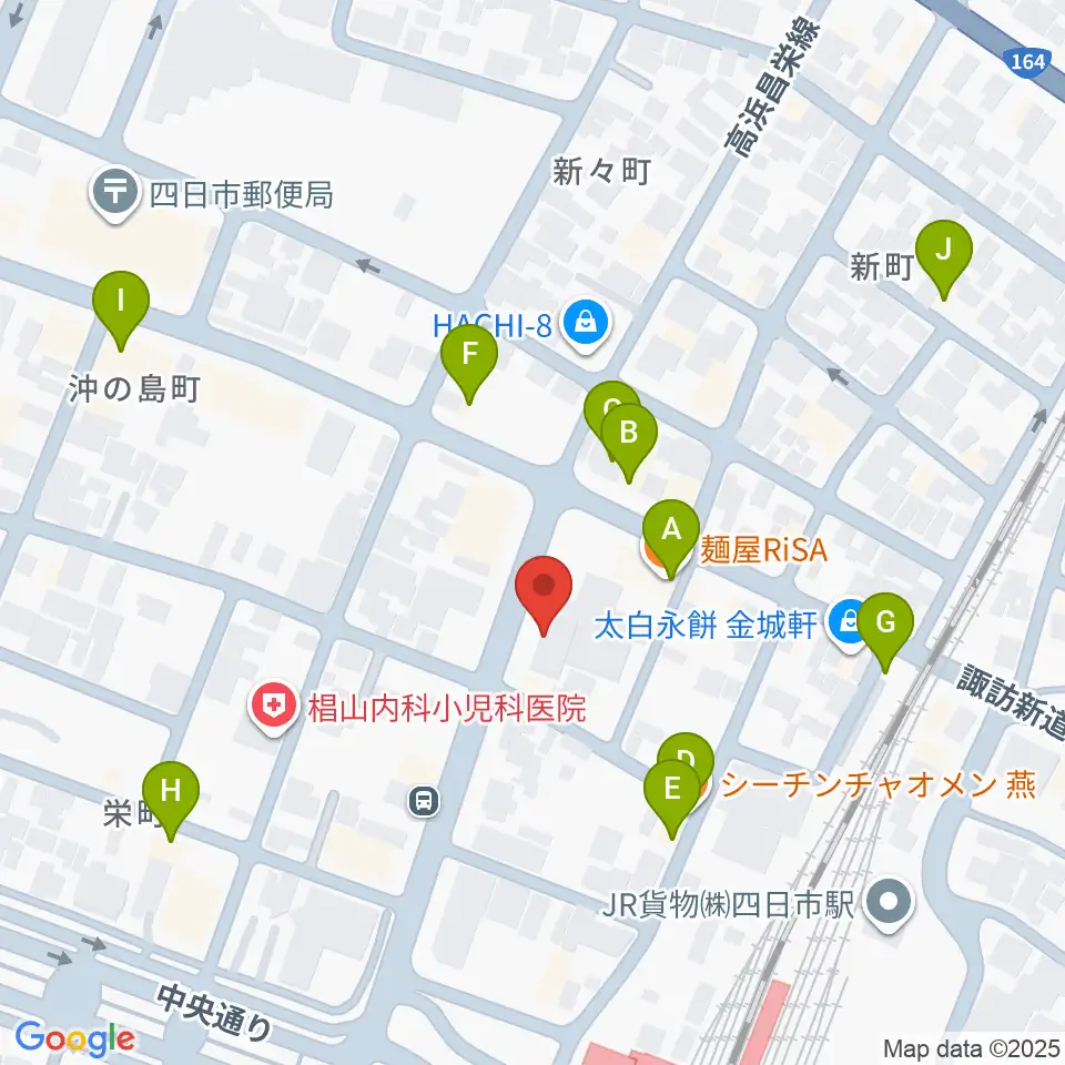 CTY-FM周辺のファミレス・ファーストフード一覧地図