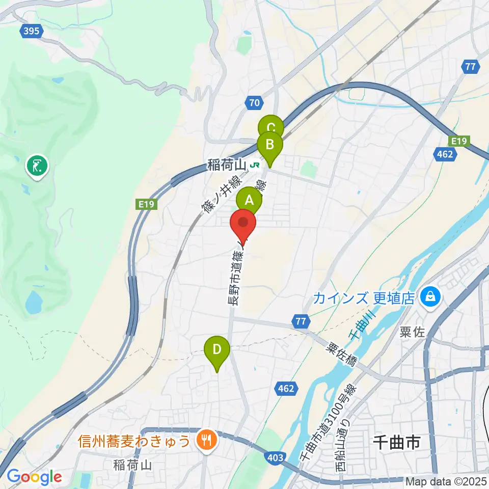BLUE JOKER周辺のファミレス・ファーストフード一覧地図