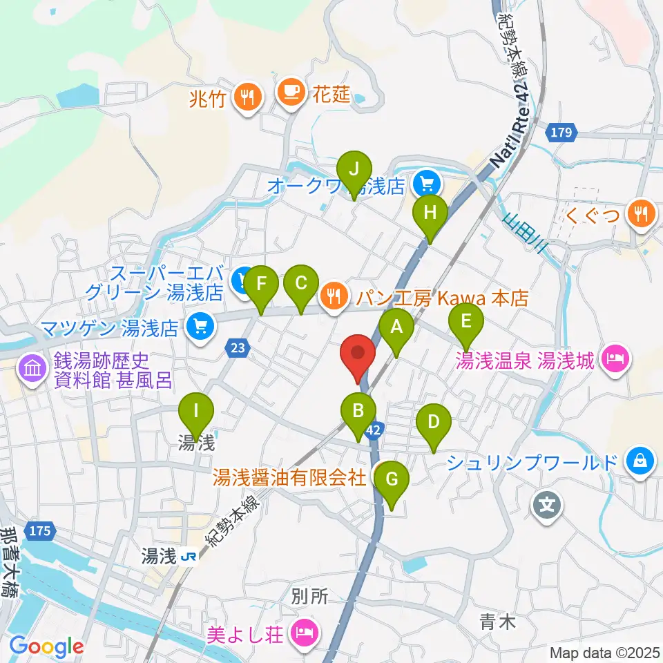 FMマザーシップ周辺のファミレス・ファーストフード一覧地図