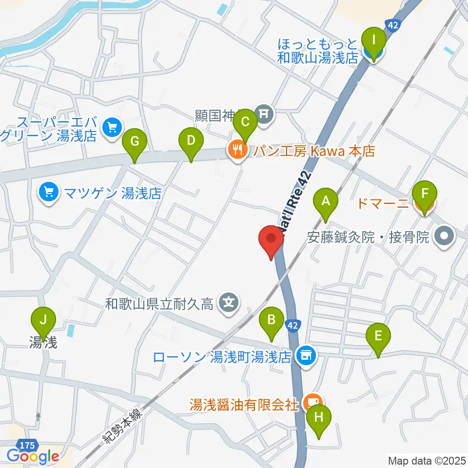 FMマザーシップ周辺のファミレス・ファーストフード一覧地図