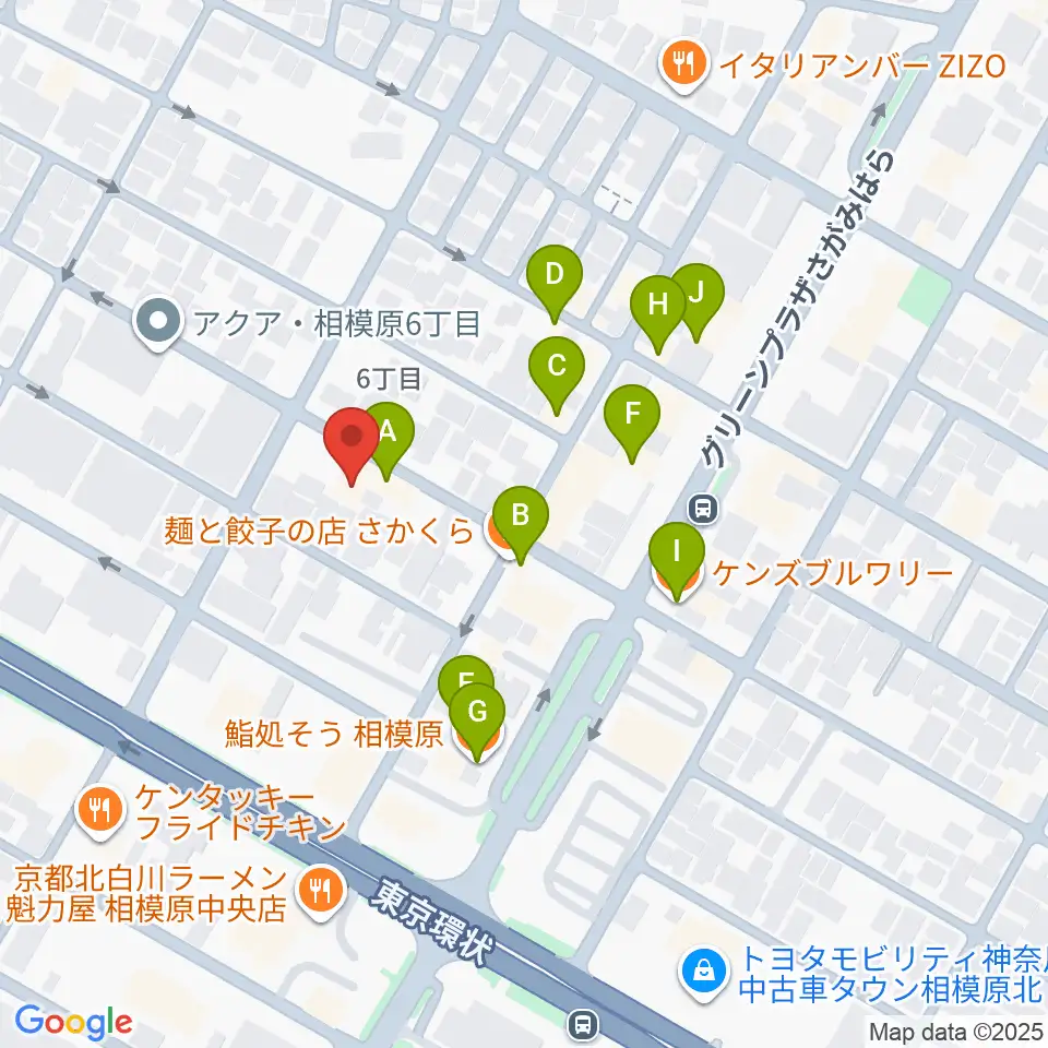 エフエムさがみ FM HOT 839周辺のファミレス・ファーストフード一覧地図