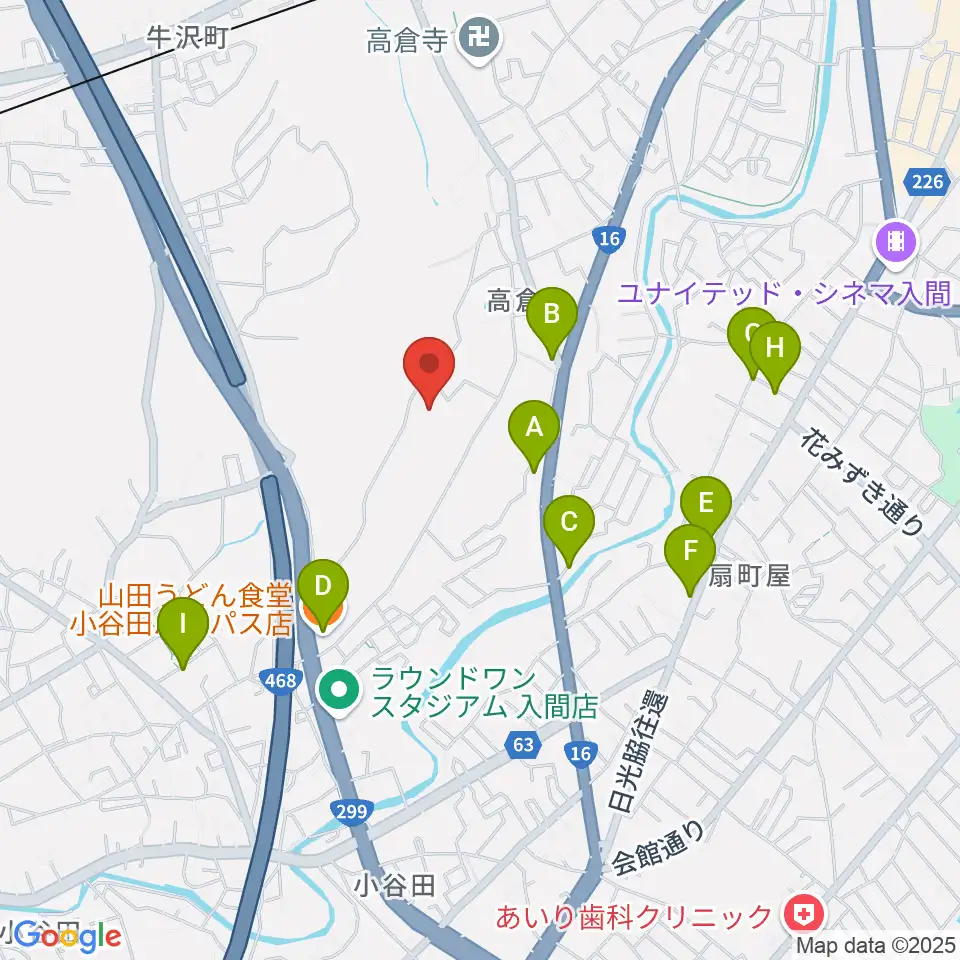 FMチャッピー周辺のファミレス・ファーストフード一覧地図