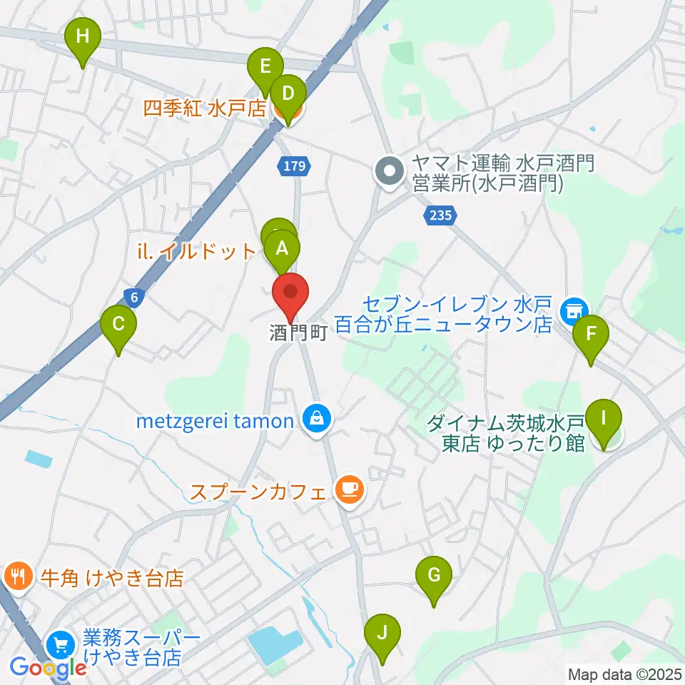 FMぱるるん周辺のファミレス・ファーストフード一覧地図