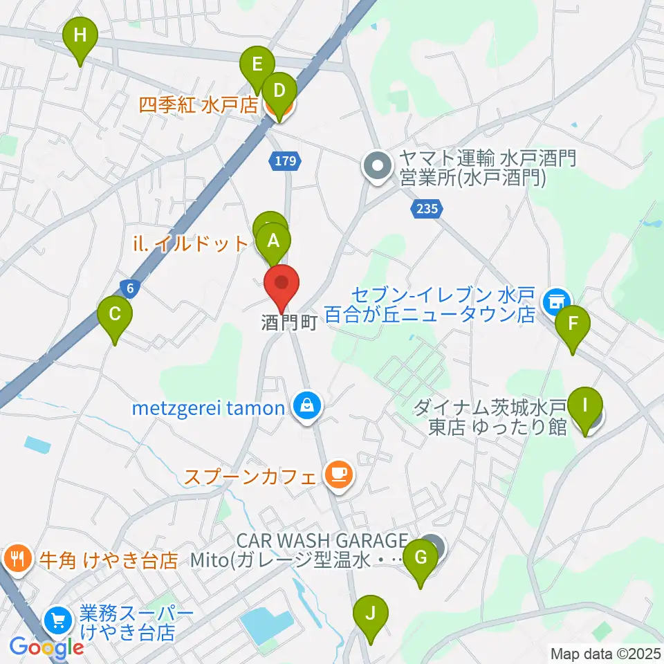 FMぱるるん周辺のファミレス・ファーストフード一覧地図