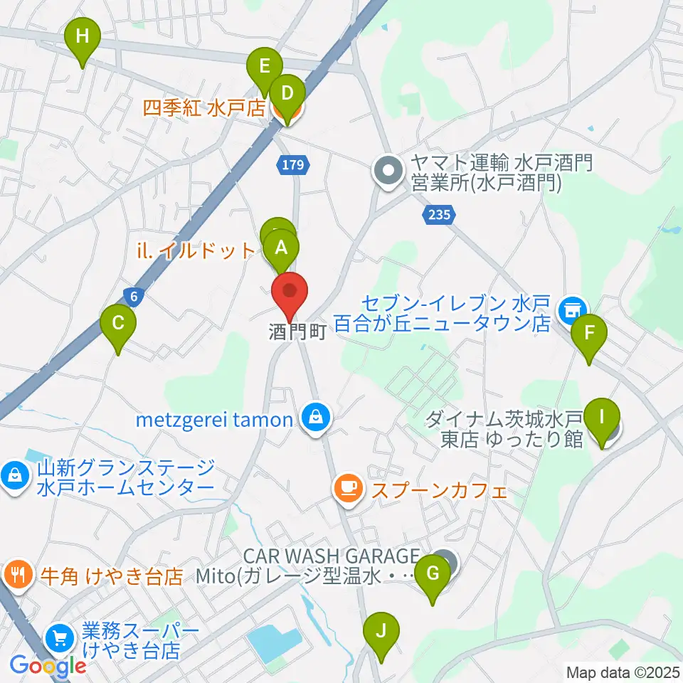 FMぱるるん周辺のファミレス・ファーストフード一覧地図