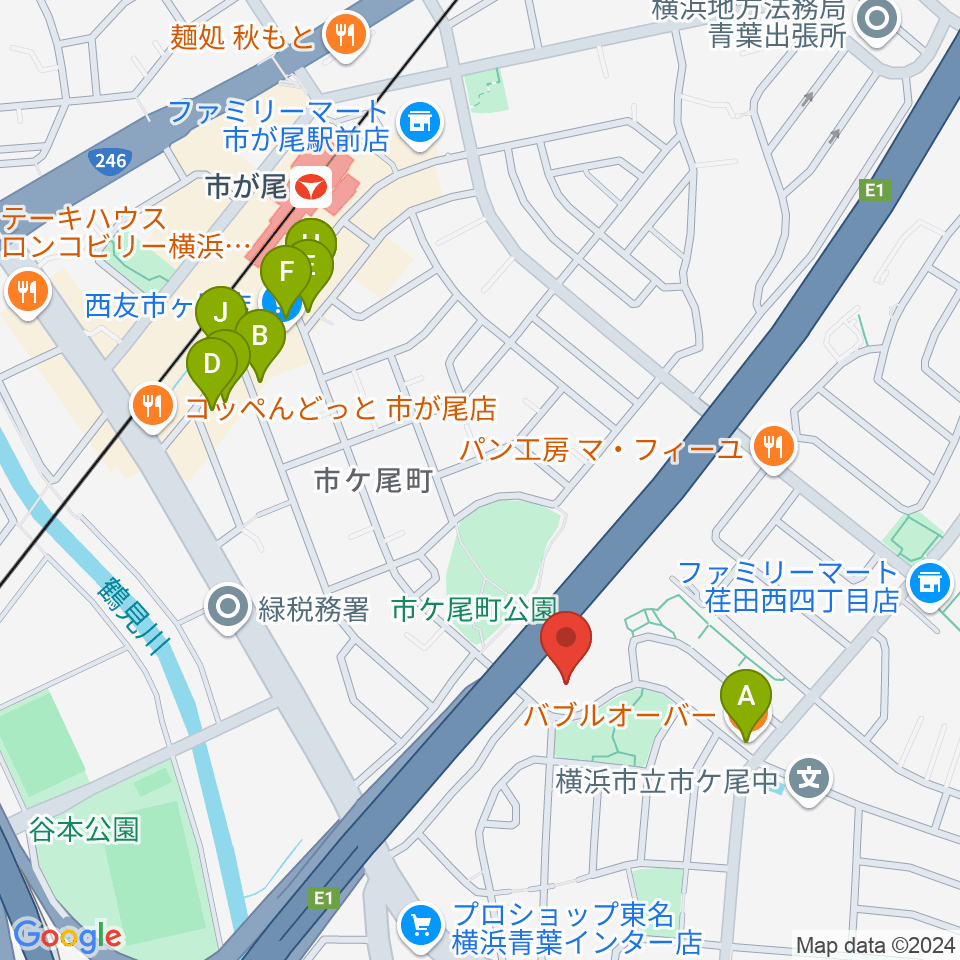 FMサルース周辺のファミレス・ファーストフード一覧地図