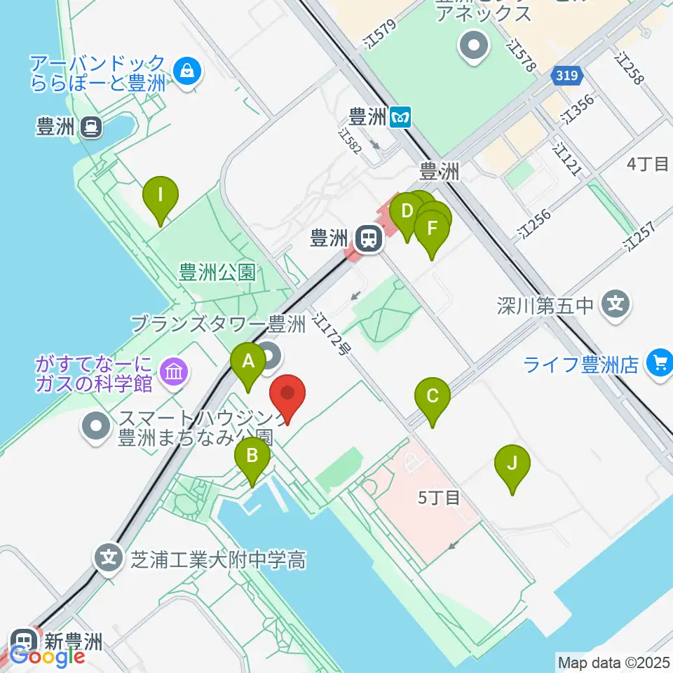 レインボータウンFM周辺のファミレス・ファーストフード一覧地図