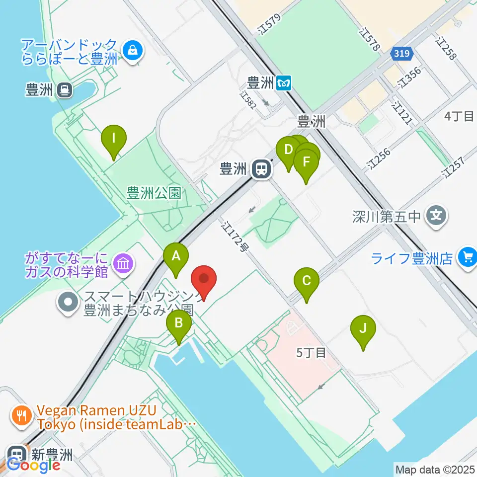 レインボータウンFM周辺のファミレス・ファーストフード一覧地図