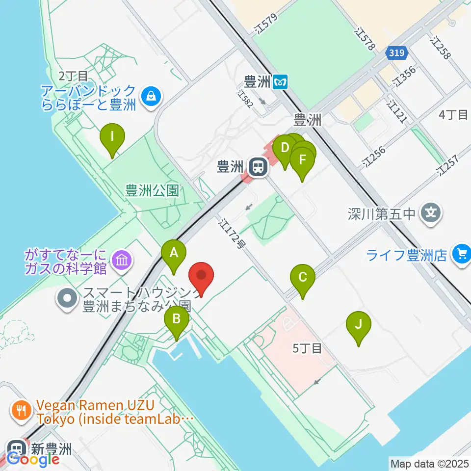 レインボータウンFM周辺のファミレス・ファーストフード一覧地図