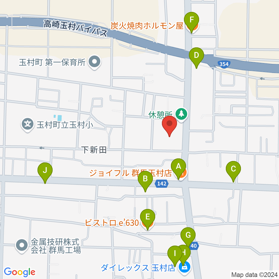 ラヂオななみ周辺のファミレス・ファーストフード一覧地図