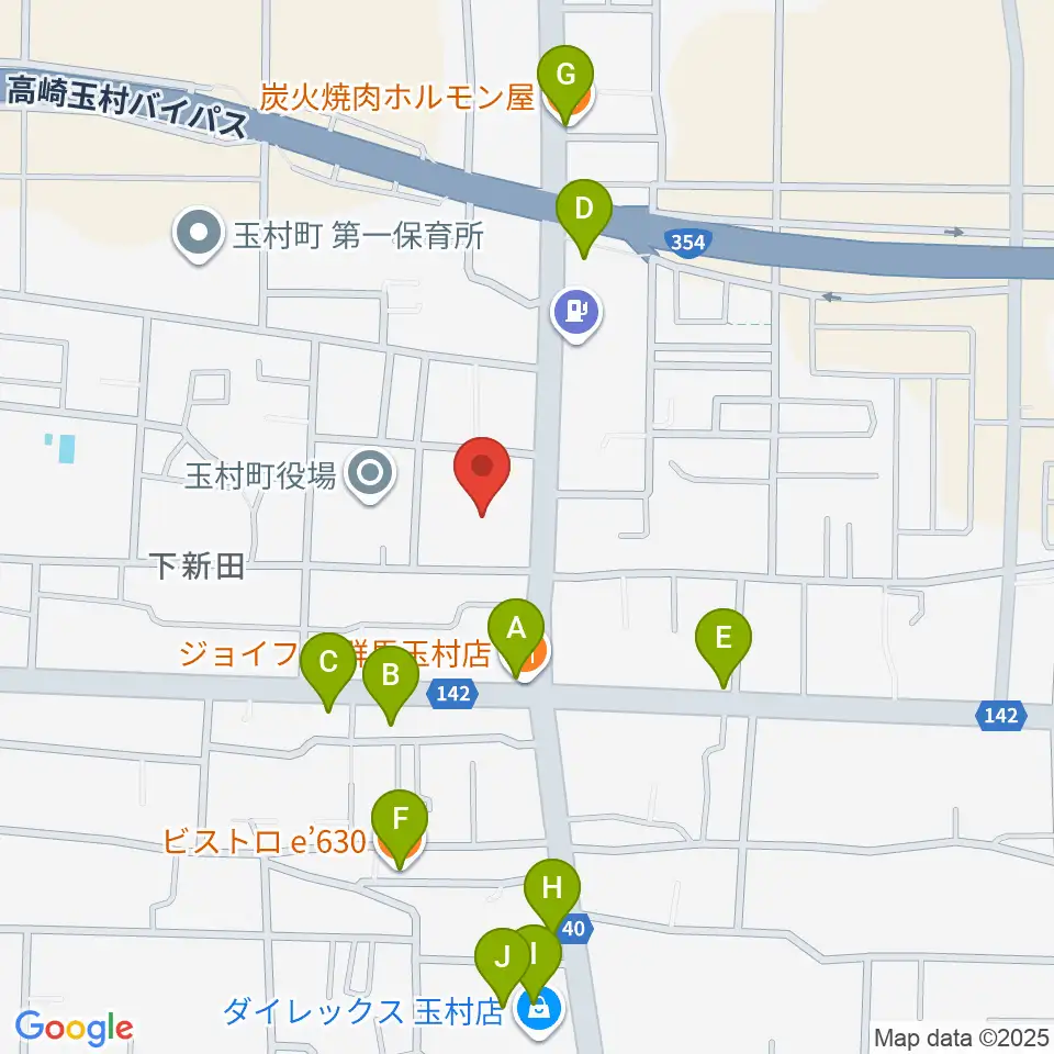 ラヂオななみ周辺のファミレス・ファーストフード一覧地図