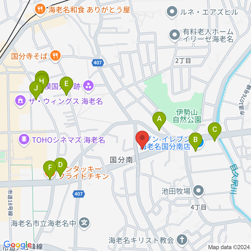 FMカオン周辺のファミレス・ファーストフード一覧地図