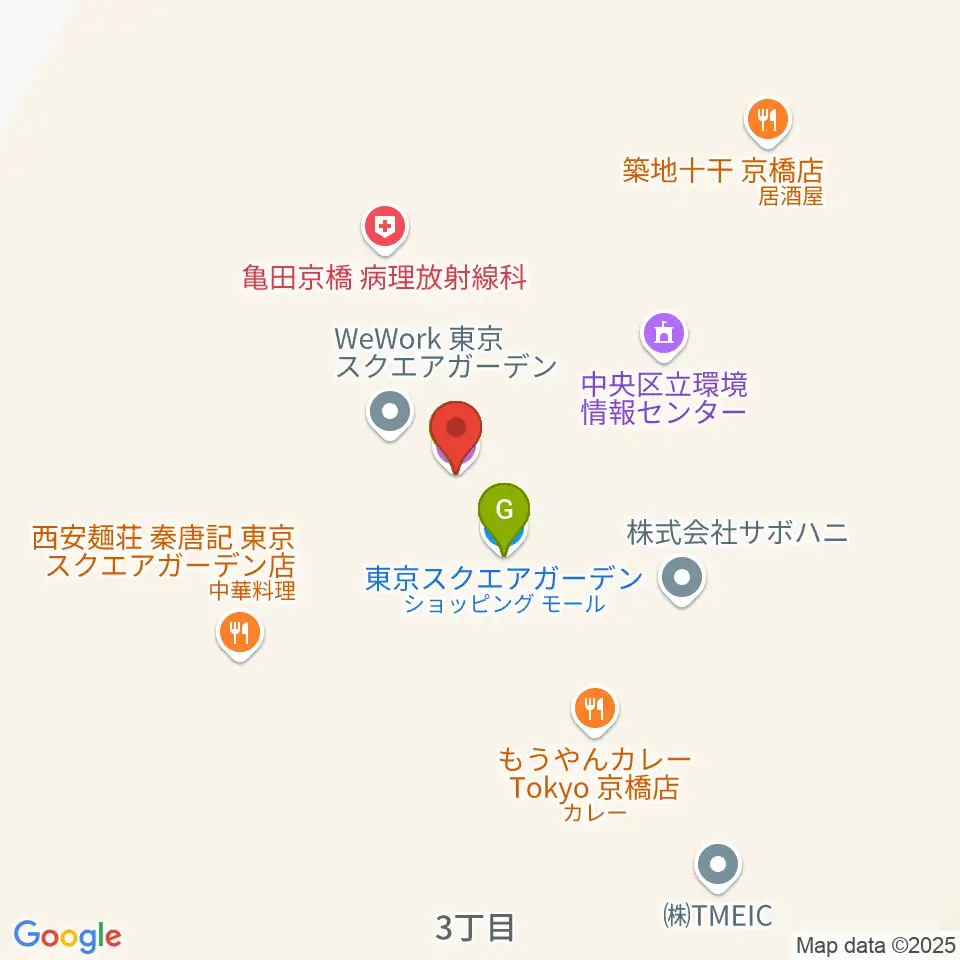 東京コンベンションホール周辺のファミレス・ファーストフード一覧地図