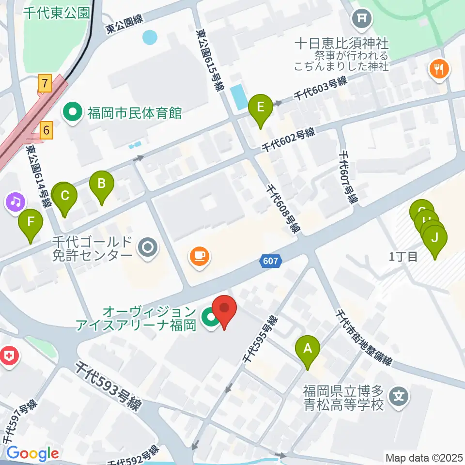 パピオビールーム周辺のファミレス・ファーストフード一覧地図