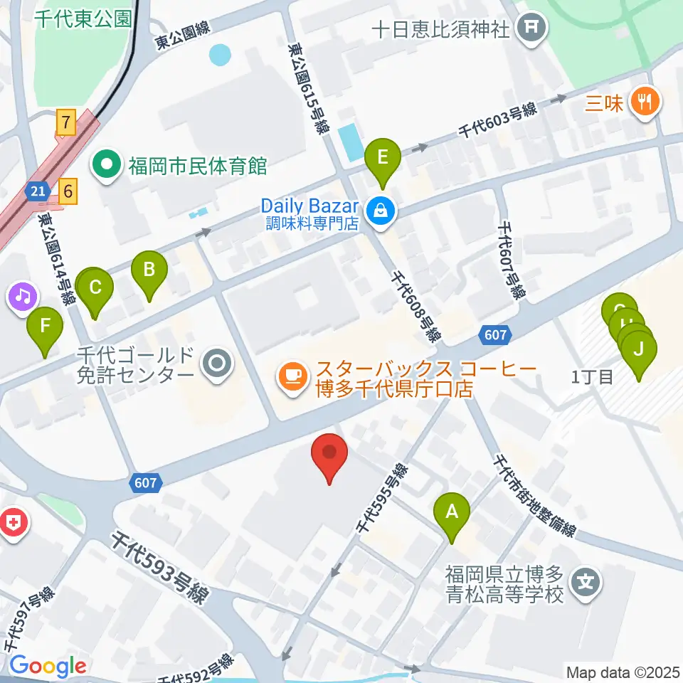 パピオビールーム周辺のファミレス・ファーストフード一覧地図