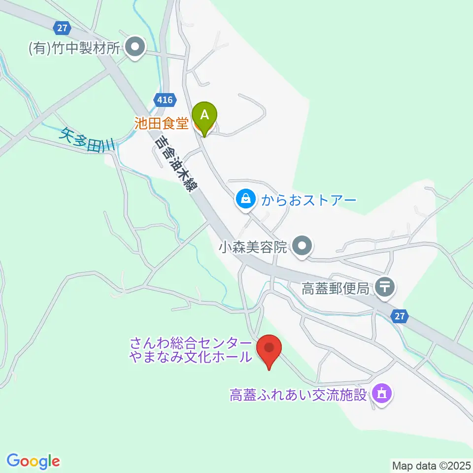 さんわ総合センター周辺のファミレス・ファーストフード一覧地図