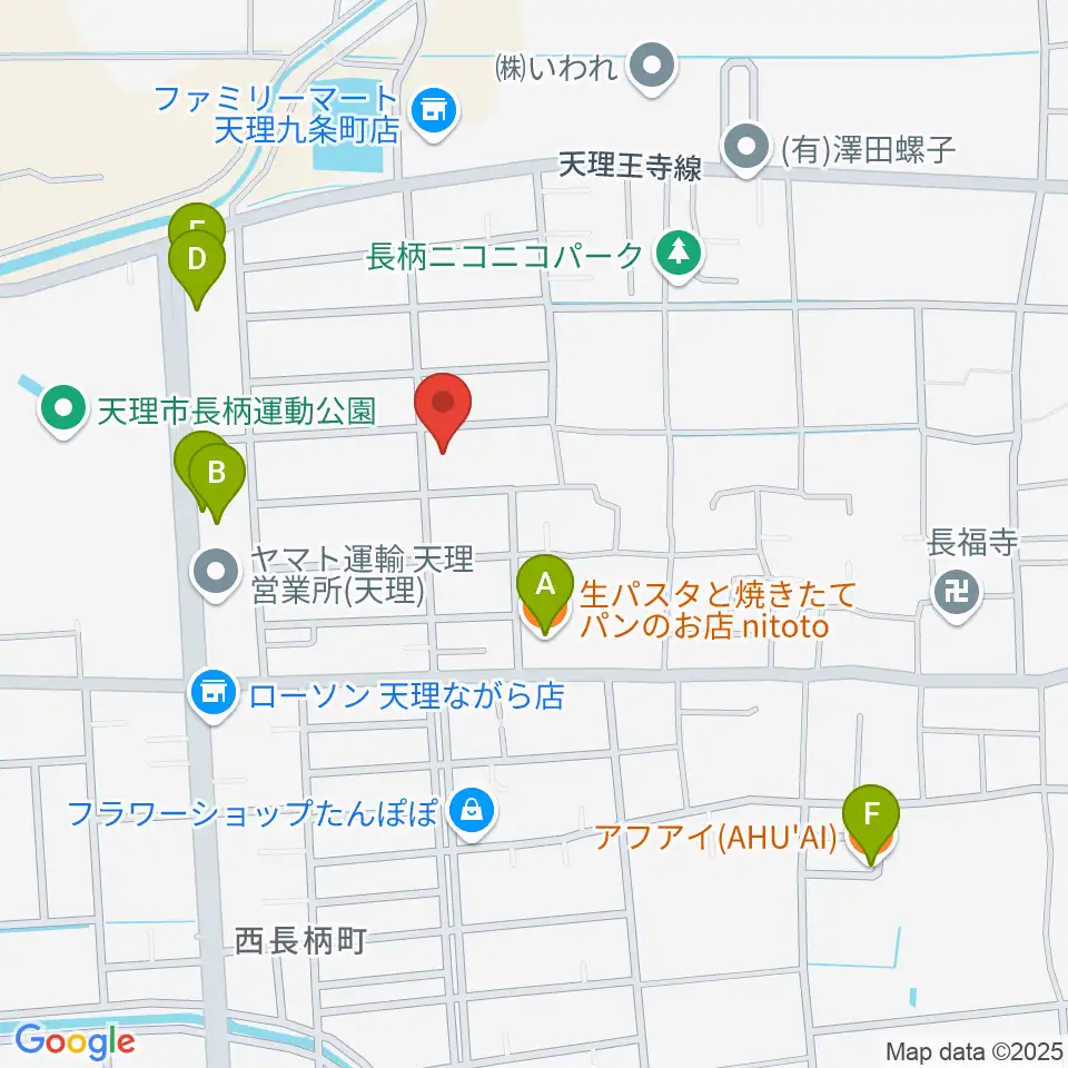 琴・三絃やまもと周辺のファミレス・ファーストフード一覧地図