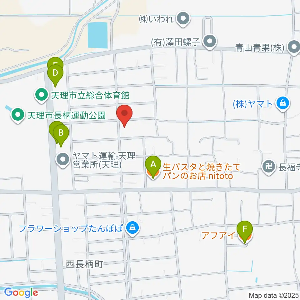 琴・三絃やまもと周辺のファミレス・ファーストフード一覧地図