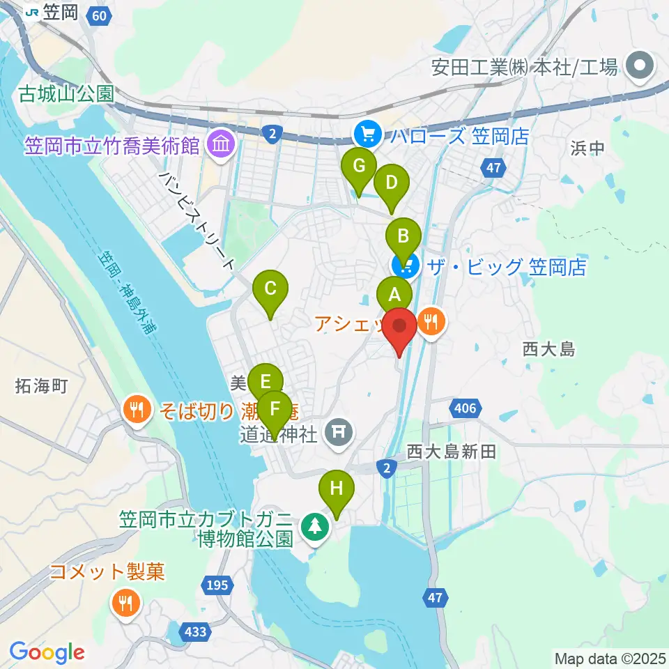 Sound Cafe樂遊周辺のファミレス・ファーストフード一覧地図