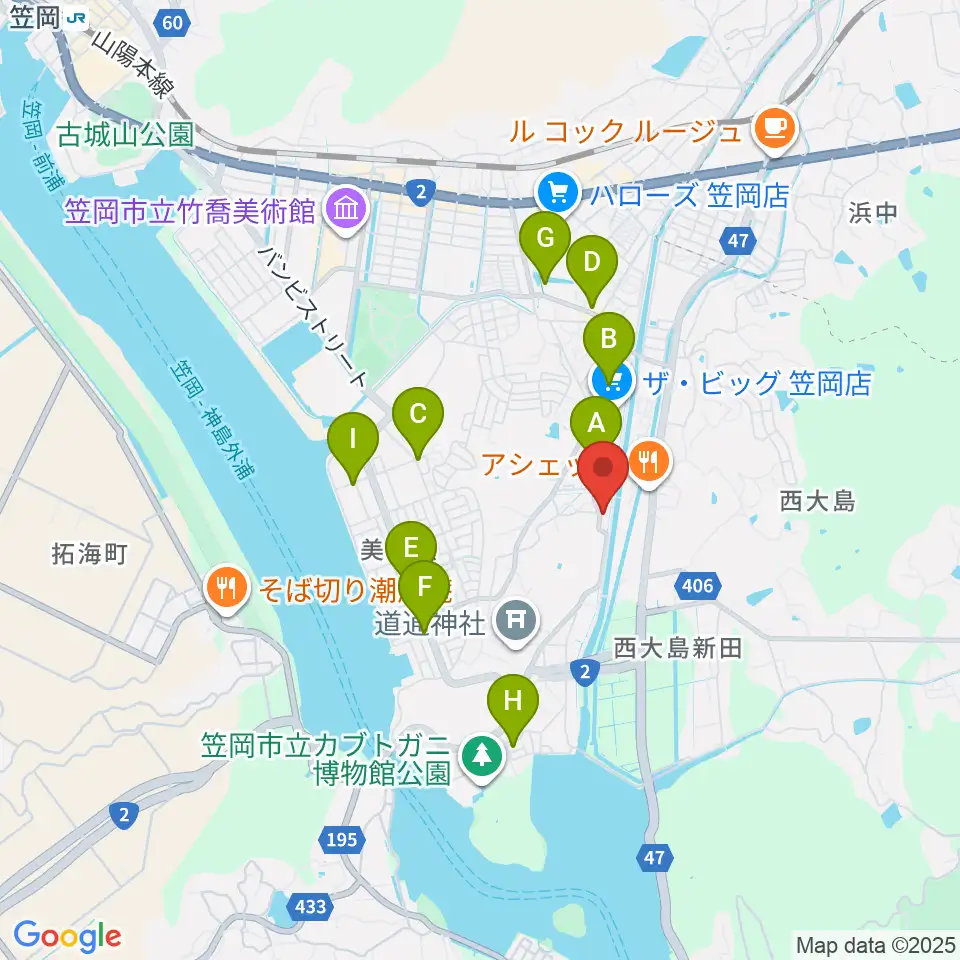 Sound Cafe樂遊周辺のファミレス・ファーストフード一覧地図