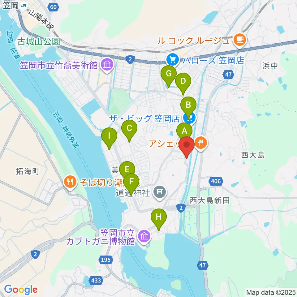 Sound Cafe樂遊周辺のファミレス・ファーストフード一覧地図