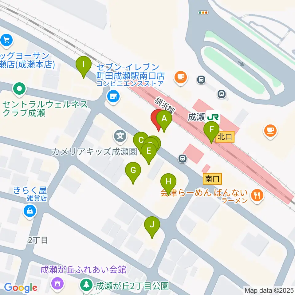 マ・シャンブル周辺のファミレス・ファーストフード一覧地図