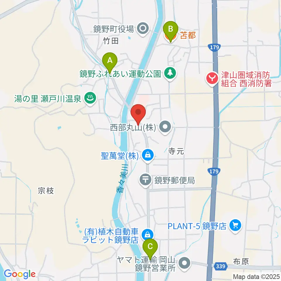 森の工房周辺のファミレス・ファーストフード一覧地図