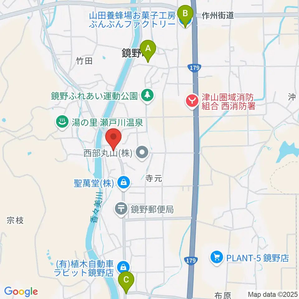 森の工房周辺のファミレス・ファーストフード一覧地図