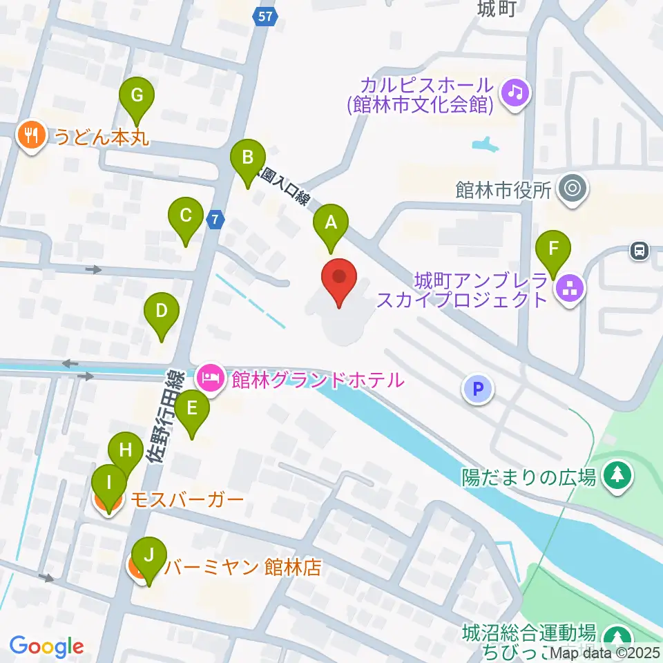 日清製粉ウェルナ三の丸芸術ホール周辺のファミレス・ファーストフード一覧地図