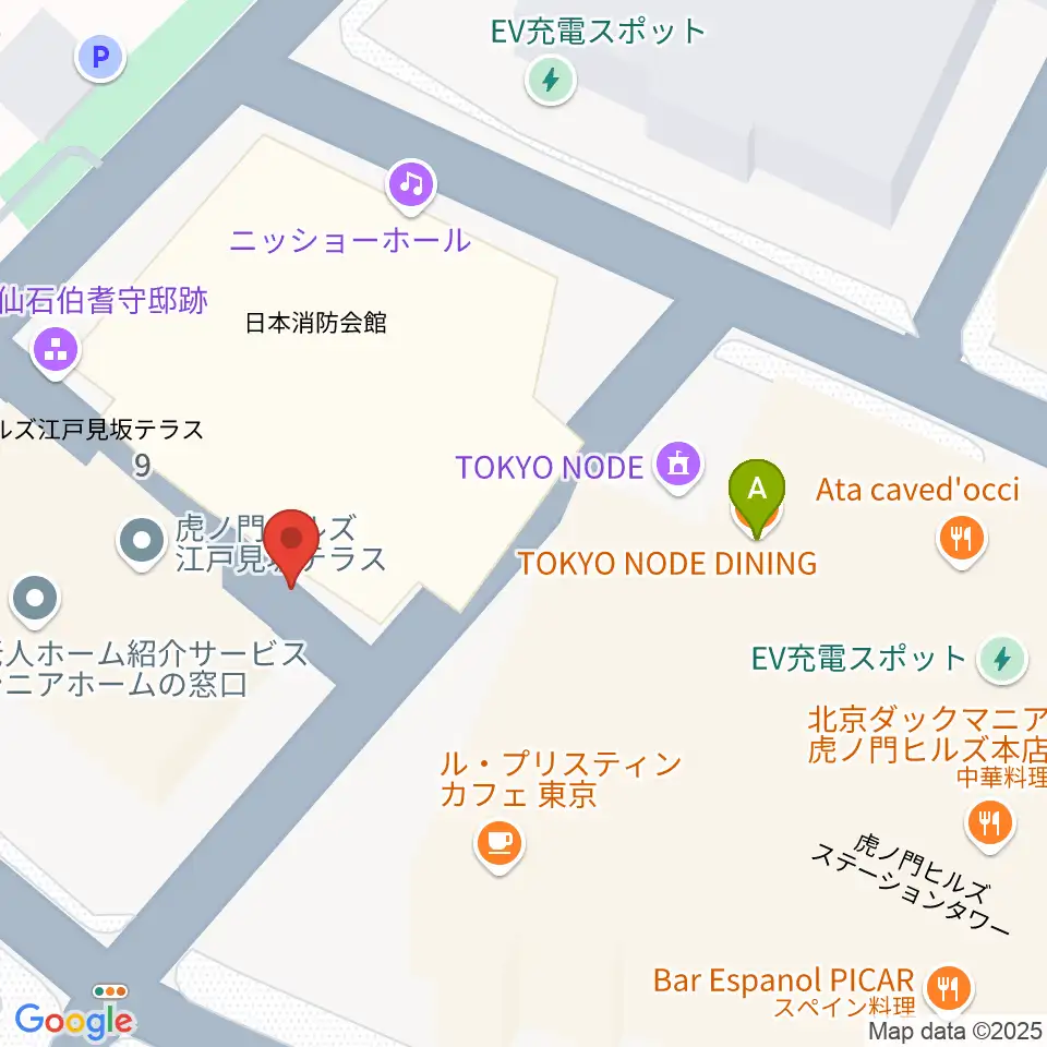 ニッショーホール周辺のファミレス・ファーストフード一覧地図
