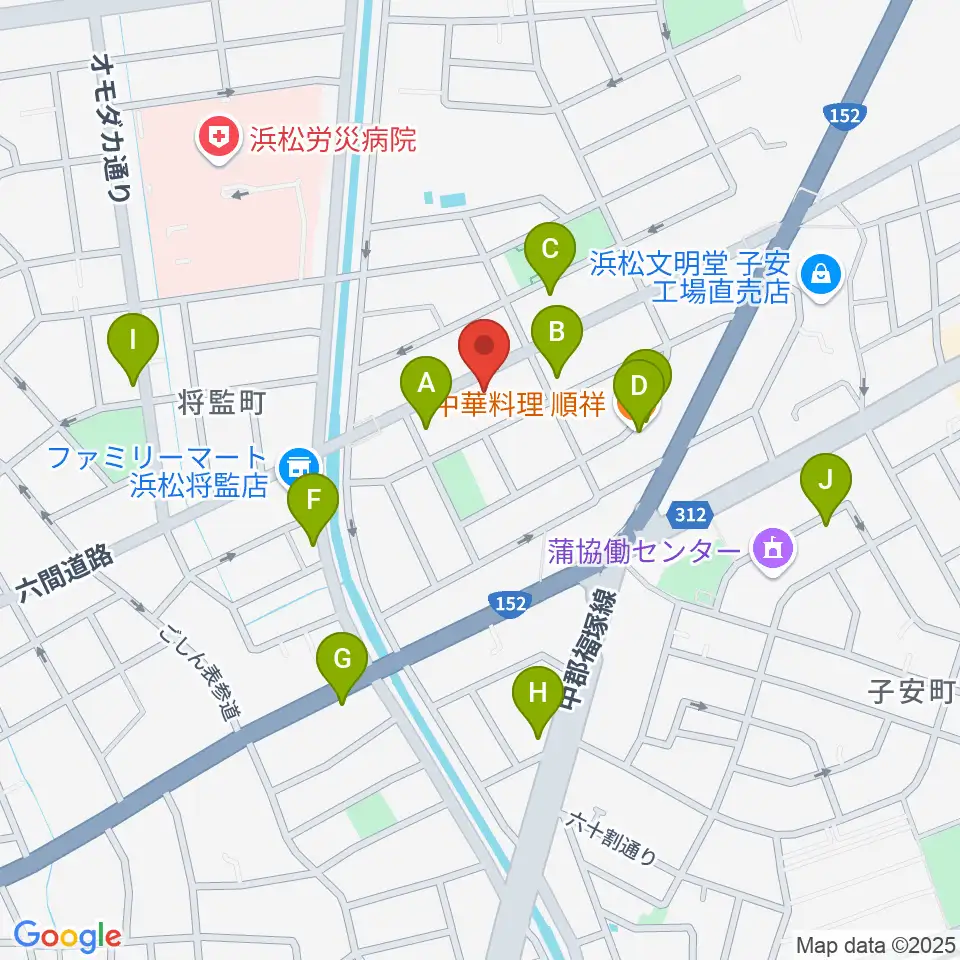 将監ハルソニックスタジオ周辺のファミレス・ファーストフード一覧地図