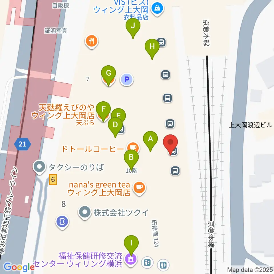 港南区民文化センター ひまわりの郷周辺のファミレス・ファーストフード一覧地図