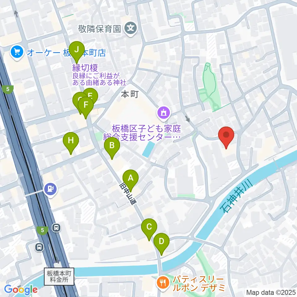 リボーンウッドスタジオ周辺のファミレス・ファーストフード一覧地図