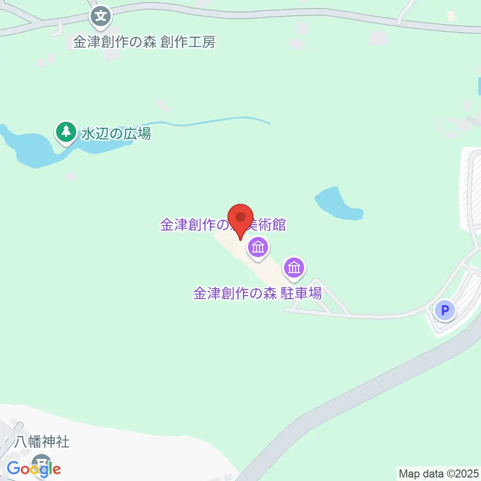 金津創作の森 美術館アートコア周辺のファミレス・ファーストフード一覧地図