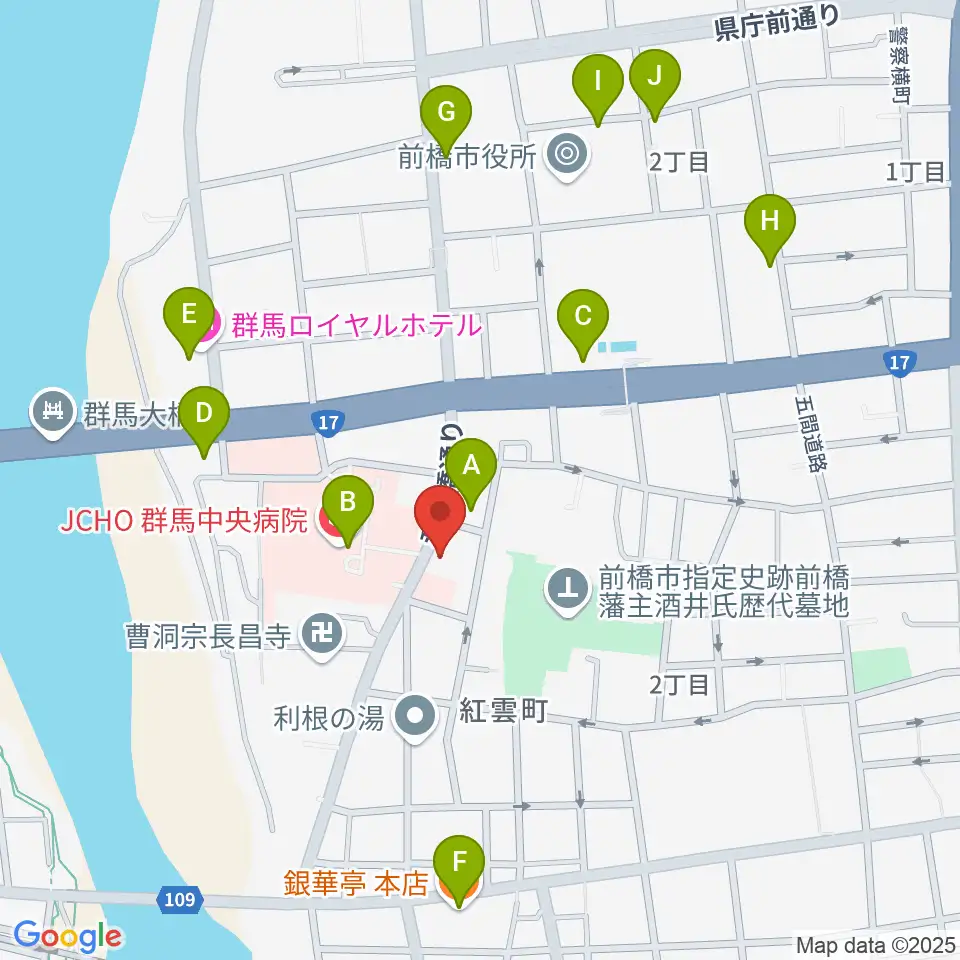 白くまレコード周辺のファミレス・ファーストフード一覧地図
